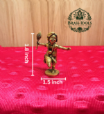 Brass Dancing Lord Murugan 1.8 Inch