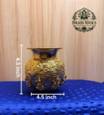 Brass Ashtalakshmi Kalash 4.5 Inch