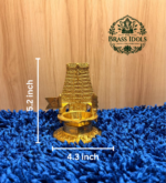 Brass Thiruchendur Gopuram Vilakku 5.2 Inch