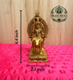 Premium Brass Vishnu Maya Statue 4.4 Inch