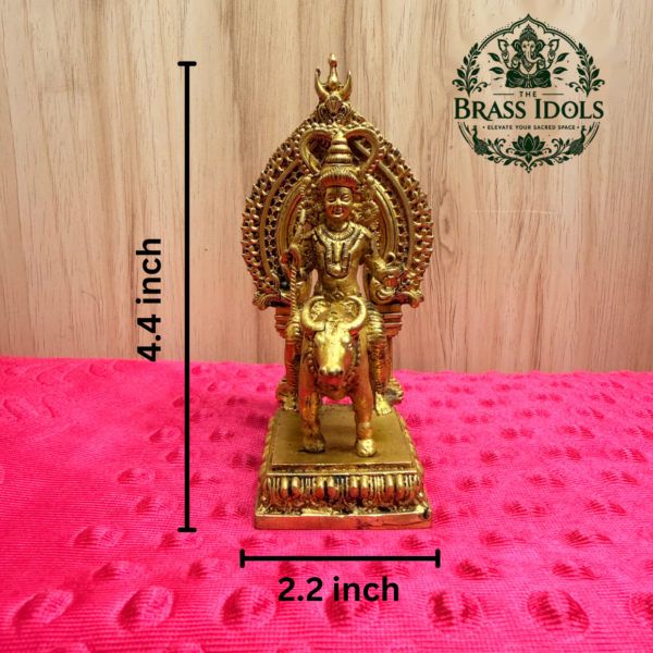 Premium Brass Vishnu Maya Statue 4.4 Inch