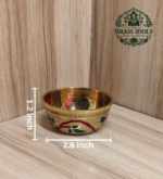 Brass Meenakari Diya Bowl 2.6 Inch