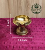 Brass Kuber diya 2.5 inch