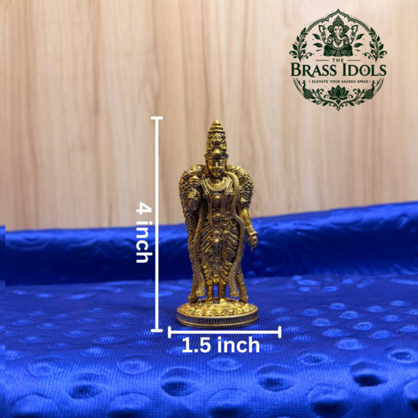 Premium Brass Madurai Meenakshi Amman Idol 4 Inch