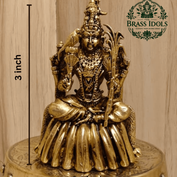 Premium Brass Rajarajeshwari Statue 3 Inch