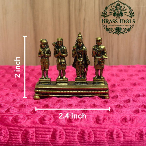 Premium Brass Nalvar Statue 2 Inch