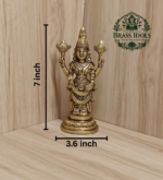 Brass Tirupati Balaji Perumal Idol 7 Inch