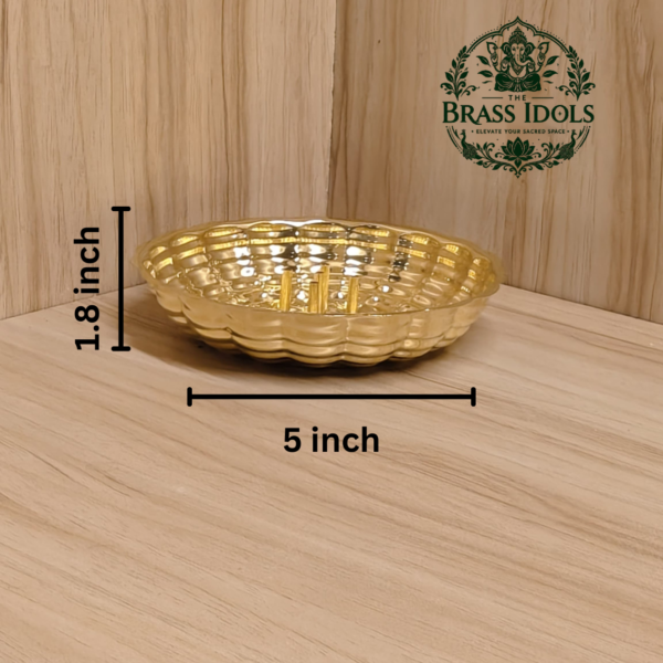 Brass Agarbatti Stand Plate Size 2 – 70g