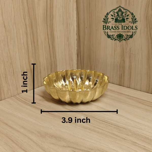 Brass Lotus Agarbatti Stand Size 1