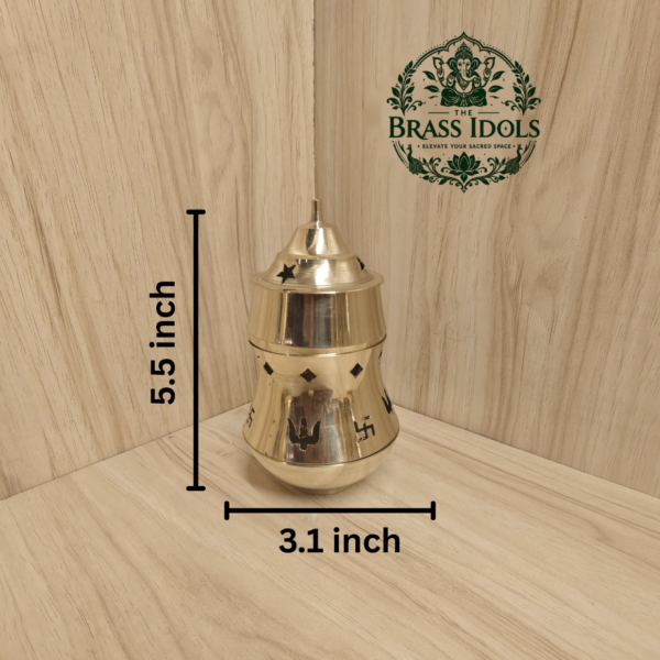 Brass Pacha Kapoora Vilakku 5.5 Inch