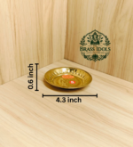 Brass Small Pooja Plate 4.3 Inch
