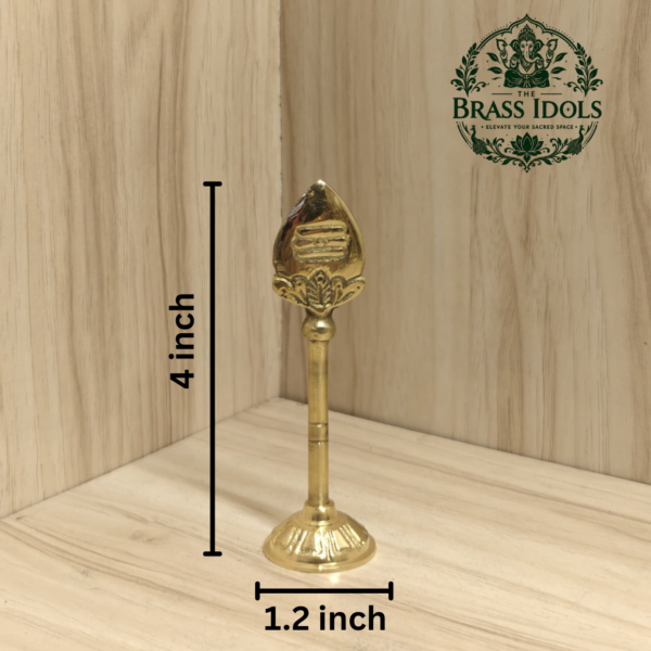 Brass Vel Stand 4 Inch