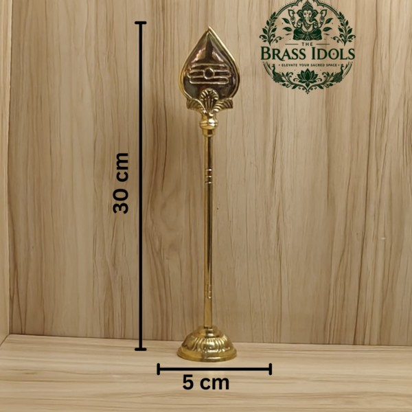 Brass Vel Stand 12 Inch