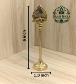 Brass Vel Stand 6 Inch