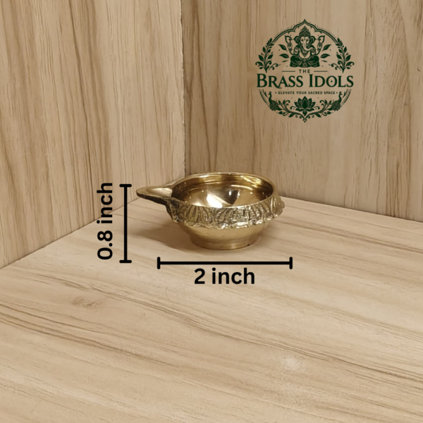 Brass Kuber Diya 2 Inch