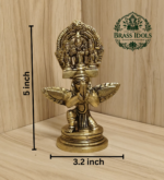 Brass Balaji on Garuda Statue 5 Inch