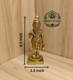 Brass Agathiyar Statue 4.5 Inch
