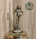 Premium Brass Palani Murugan Idol 4.1 Inch
