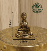 Miniature Brass Annapurna Devi Idol 1.2 Inch