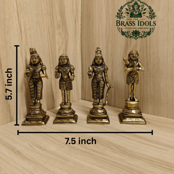 Brass Nalvar Set 5.7 Inch