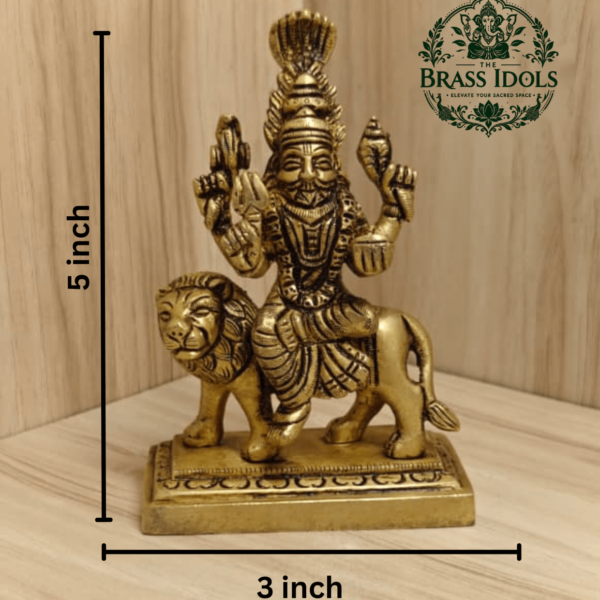 Brass Pratyangira Devi Statue 5 Inch