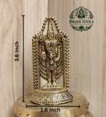 Premium Brass Venkateswara Swamy Idol 3.6 Inch