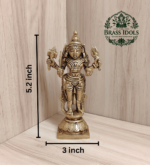 Brass Mariamman Idol 5.2 Inch