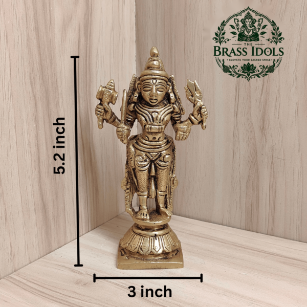 Brass Mariamman Idol 5.2 Inch
