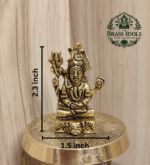 Brass Shiva Statue 2.3 Inch