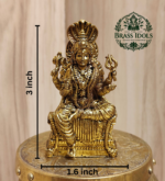 Premium Brass Mariamman Statue 3 Inch