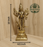 Brass Murugan Idol 10 Inch
