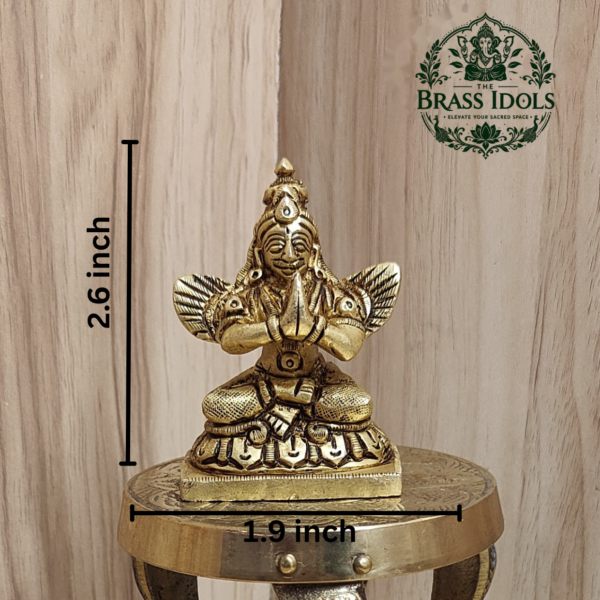 Brass Garuda Idol 2.6 Inch