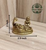 Brass Lakshmi Narayan Statue 2 Inch