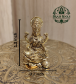 Premium Brass Lakshmi Statue 5.2 Inch