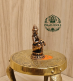 Copper Ayyappan Statue 2 Inch