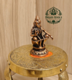 Copper Ayyappan Statue 2.2 Inch