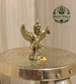 Miniature Brass Garuda Statue 1.5 Inch