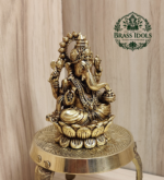 Premium Brass Lord Ganesh Idol 3 Inch