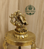 Brass Ganesha Statue 2.8 Inch