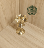 Brass Lotus Diya Stand 5 Inch