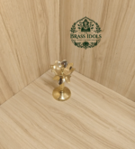Brass Lotus Diya Stand 4.2 Inch