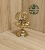 Brass Peacock Diya Size 0 – 3.1 Inch