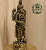 Premium Brass Guruvayoorappan Statue 4 Inch