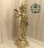 Bronze Karuppasamy Statue 11.5 Inch
