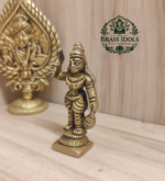 Brass Karuppasamy Statue 2.6 Inch