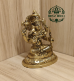 Brass Kamakshi Amman Statue 4 Inch