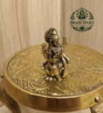 Miniature Brass Lakshmi Statue 1 Inch