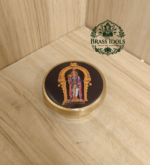 Brass Palani Murugan Kumkum Holder 2 Inch
