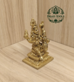 Brass Swarna Akarshana Bhairava Statue 3.5 Inch