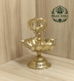 Brass Peacock Diya Size 3 – 4.9 Inch